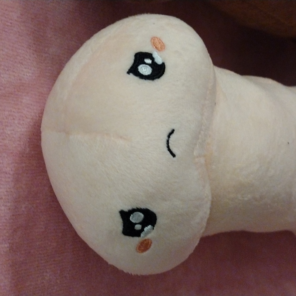 Peni$ Pal Plushie Set - Chocolate (Happy Face) & Vanilla (Sad Face) - Picture 3 of 5